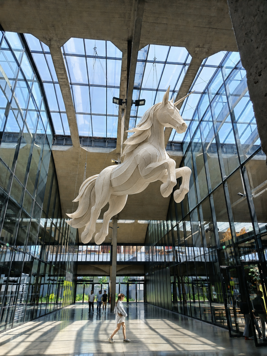 Licorne suspendue